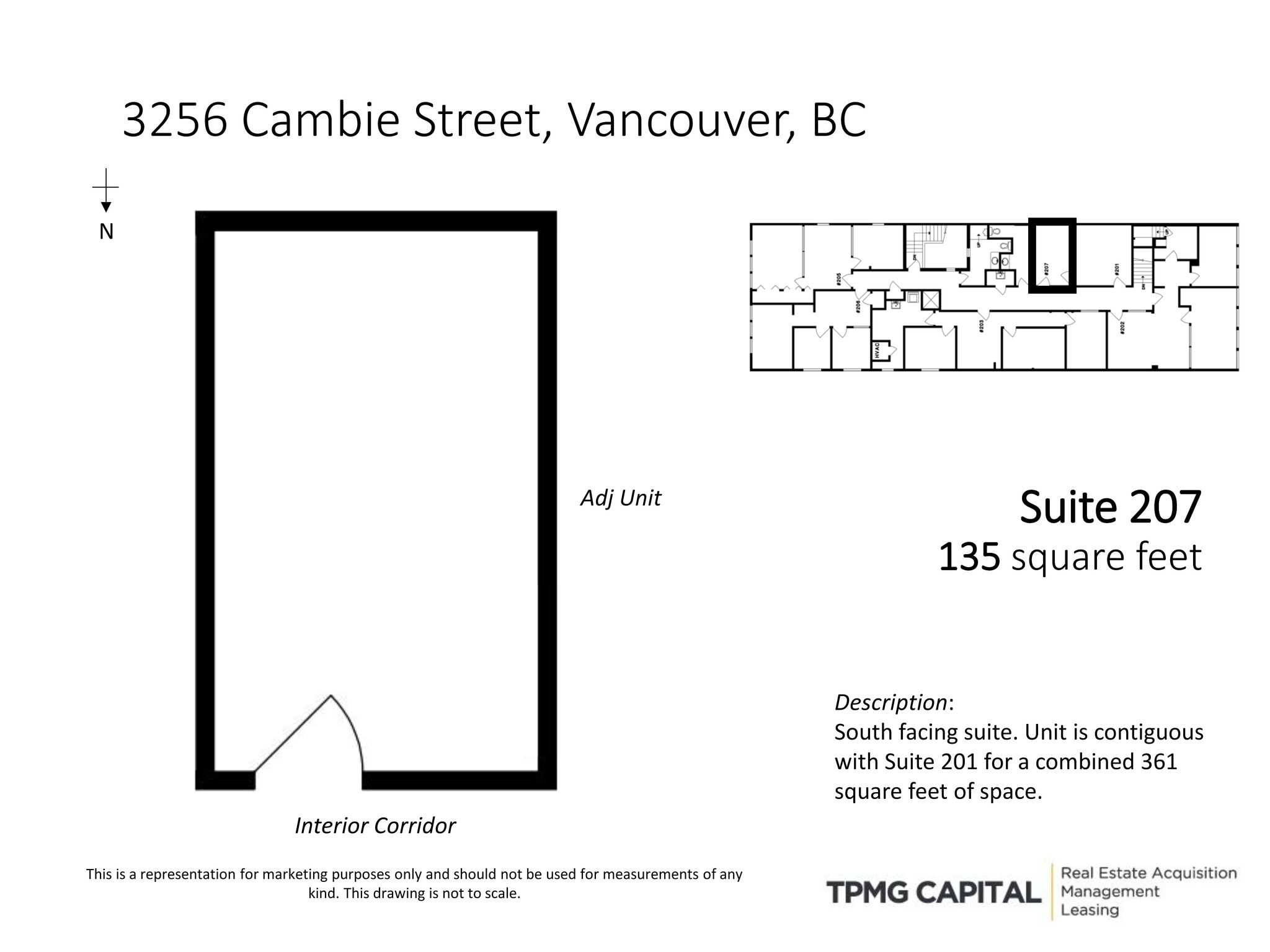3256 Cambie St, Vancouver, BC à louer Plan de site– Image 1 sur 1
