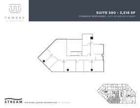 10370 Richmond Ave, Houston, TX à louer Plan d’étage– Image 1 sur 3