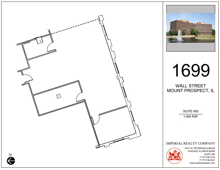 1699 Wall St, Mount Prospect, IL à louer Plan d’étage– Image 1 sur 6