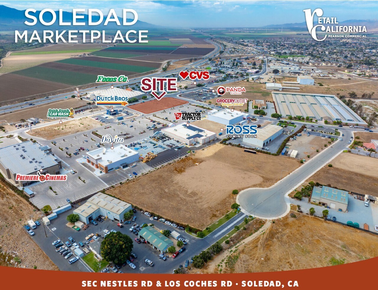 Nestles Rd & Las Coches Dr, Soledad, CA à louer Photo principale– Image 1 sur 2