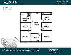 3634 Glenn Lakes Lane, Missouri City, TX à louer Plan d’étage– Image 1 sur 1