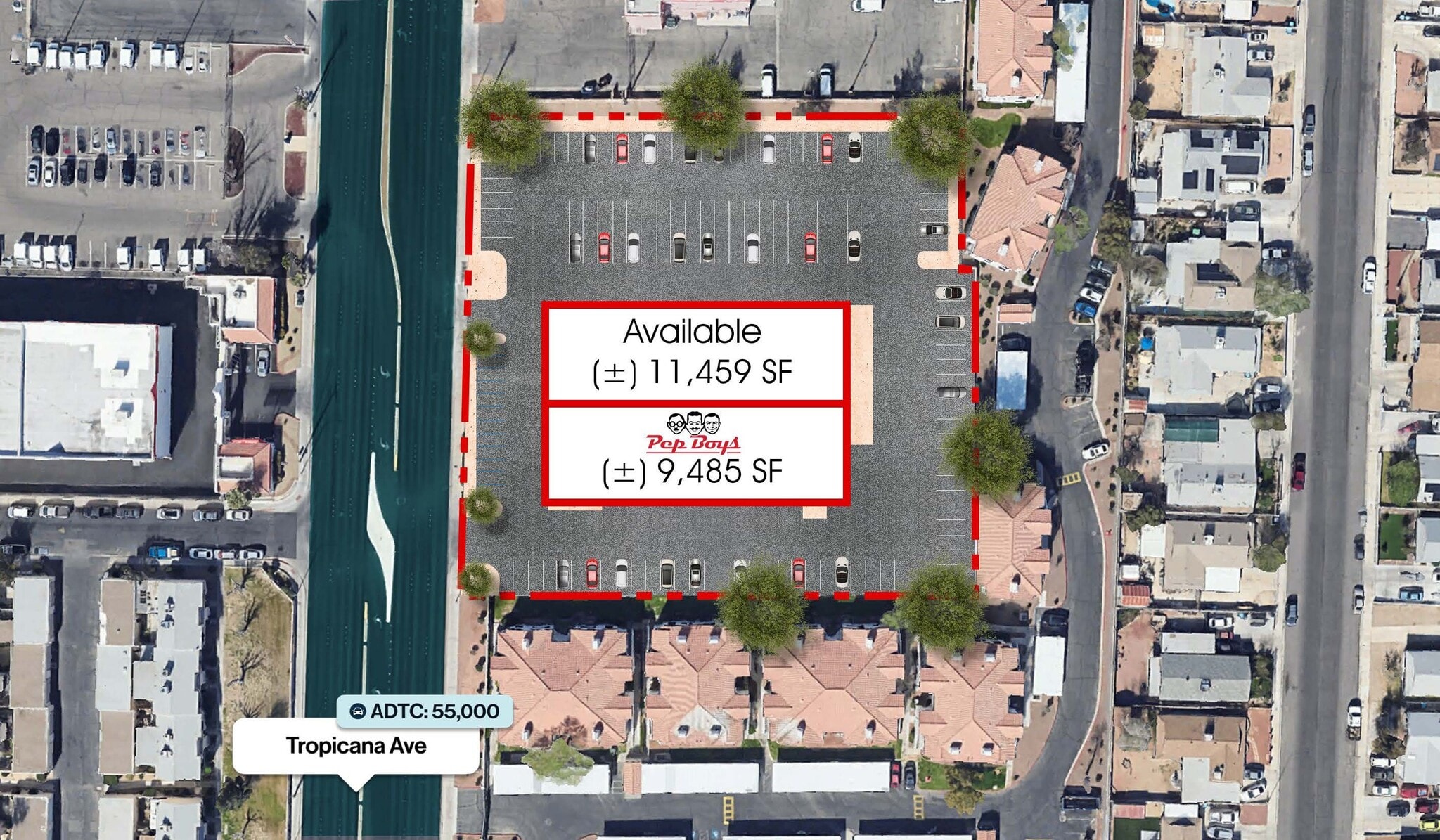 4670 E Tropicana Ave, Las Vegas, NV à vendre Photo de l’immeuble– Image 1 sur 1