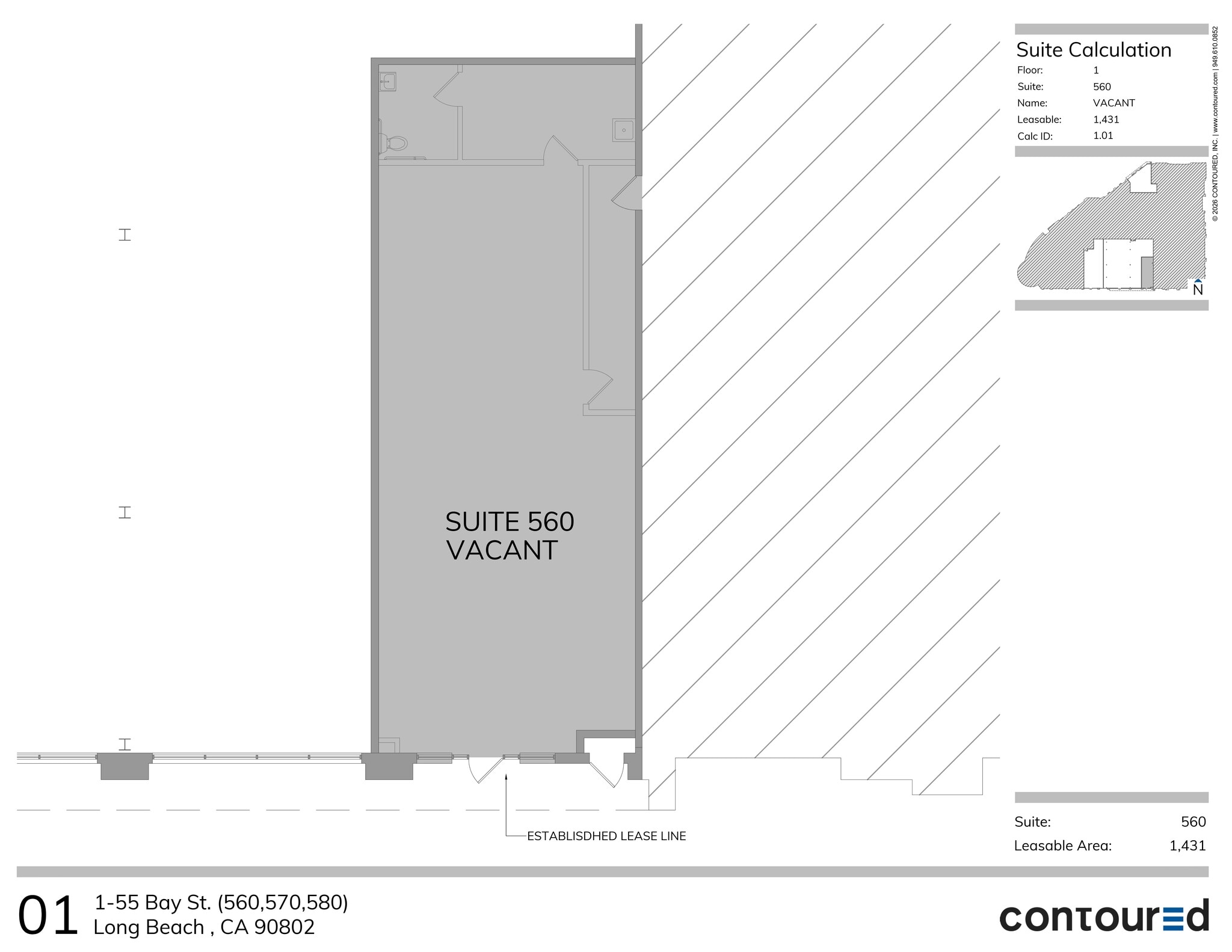 95 S Pine Ave, Long Beach, CA à louer Plan de site– Image 1 sur 1