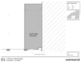 95 S Pine Ave, Long Beach, CA à louer Plan de site– Image 1 sur 1