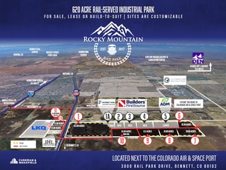 Plus de détails pour NWC E Colfax Avenue & Peterson Rd, Bennett, CO - Terrain à louer