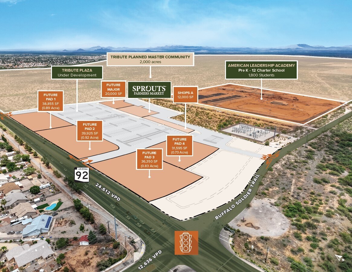 4001 Buffalo Soldier Trail, Sierra Vista, AZ à louer Plan de site– Image 1 sur 5