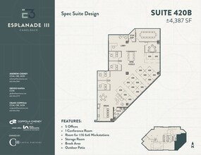 2415 E Camelback Rd, Phoenix, AZ à louer Plan d’étage– Image 1 sur 1