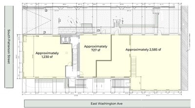 849 E Washington Ave, Madison, WI à louer Plan d’étage– Image 1 sur 3