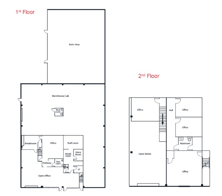 1070-1080 Terra Bella Ave, Mountain View, CA à louer Plan d’étage– Image 1 sur 1