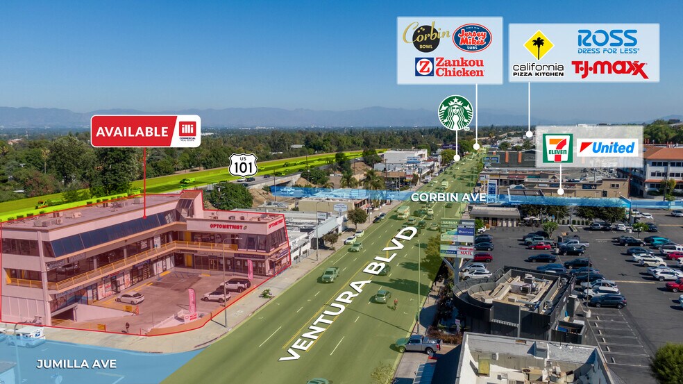 19737 Ventura Blvd, Woodland Hills, CA à louer - Aérien – Image 3 sur 3