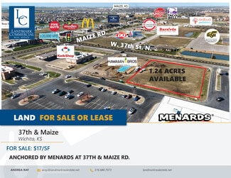 Plus de détails pour West 37th Street North, Wichita, KS - Terrain à louer