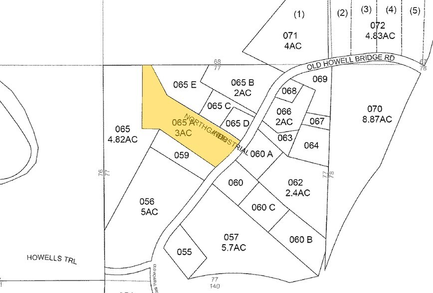 119 North Gate Industrial Dr, Ball Ground, GA à louer - Plan cadastral – Image 2 sur 9