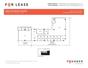 5151 Belt Line Rd, Dallas, TX à louer Plan d’étage– Image 2 sur 2