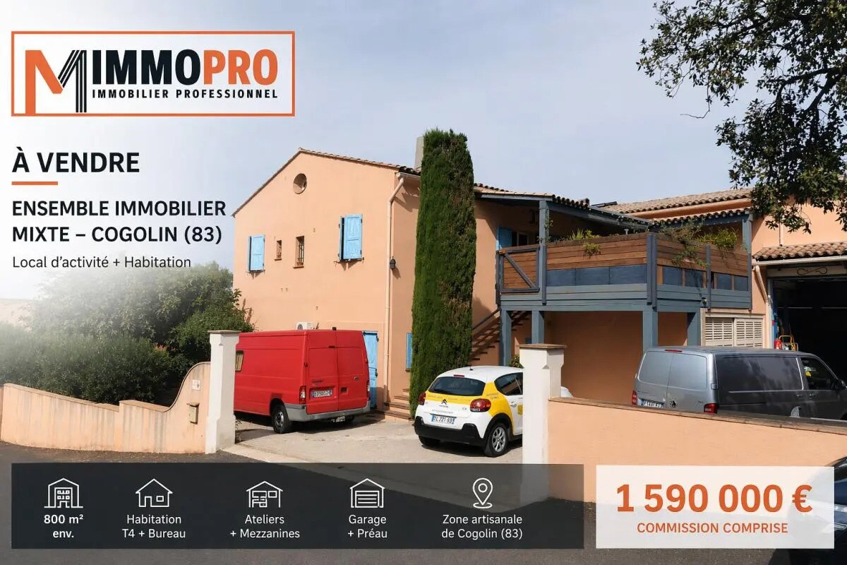 Local d'activités dans Cogolin à vendre Photo de l’immeuble– Image 1 sur 17