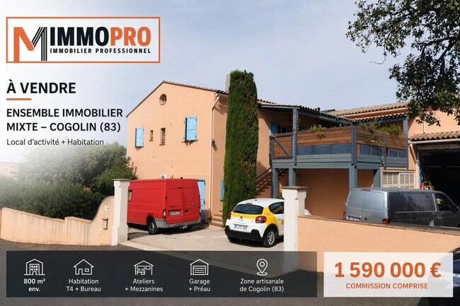 Plus de détails pour Local d’activités à vendre