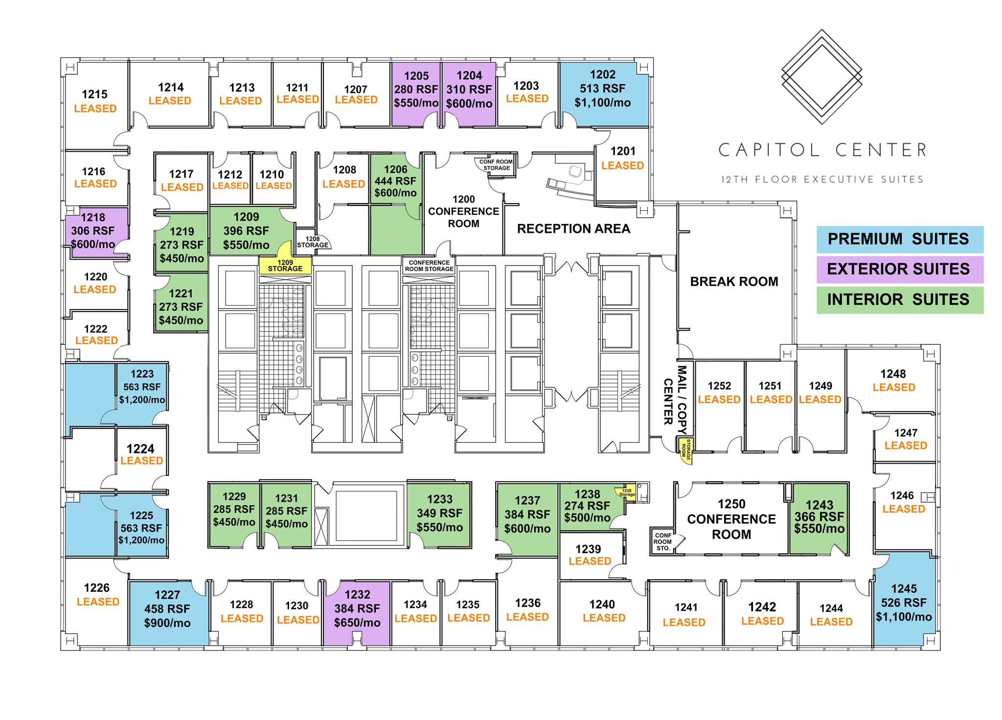 425 W Capitol Ave, Little Rock, AR à louer Plan d’étage– Image 1 sur 17