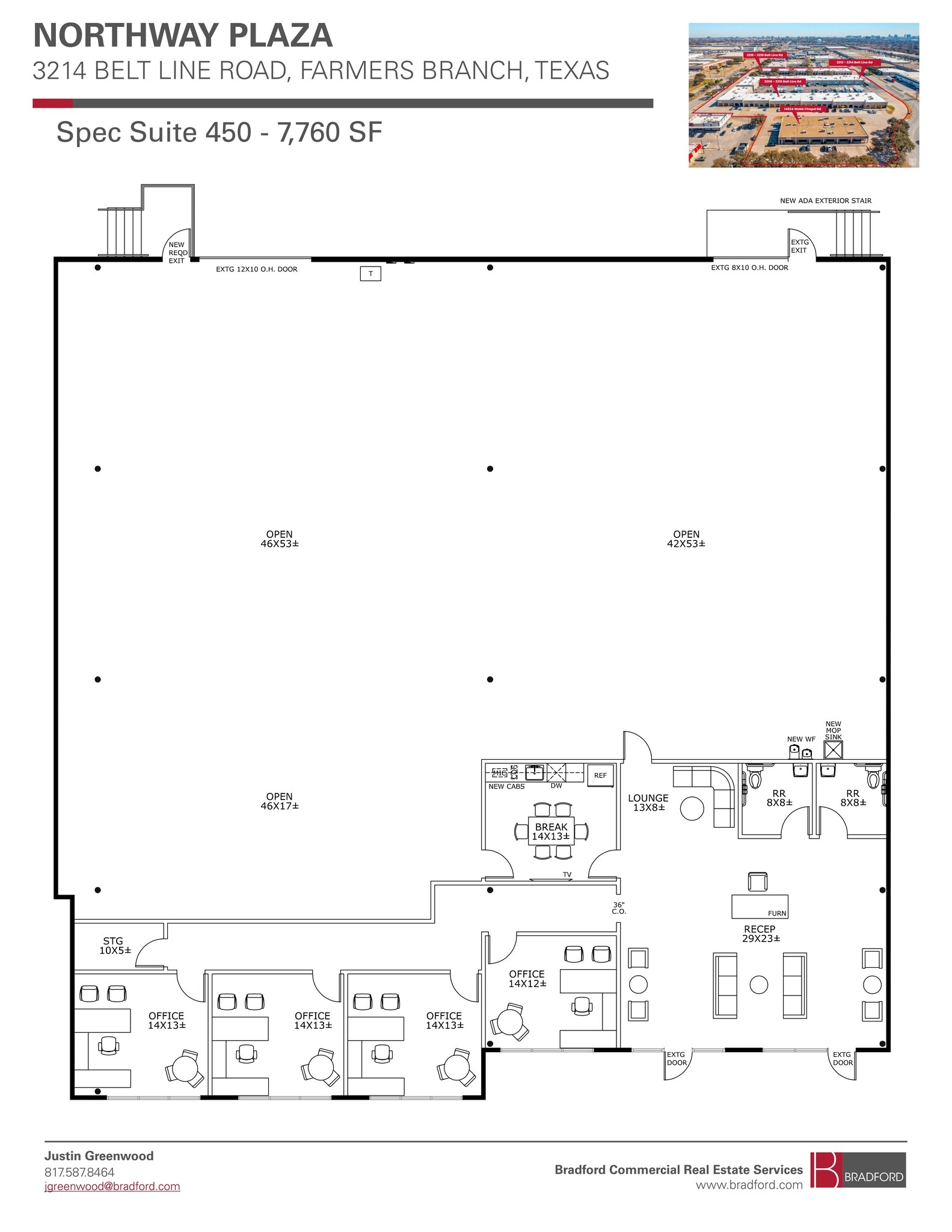 3212-3214 Belt Line Rd, Farmers Branch, TX à louer Plan d’étage– Image 1 sur 1