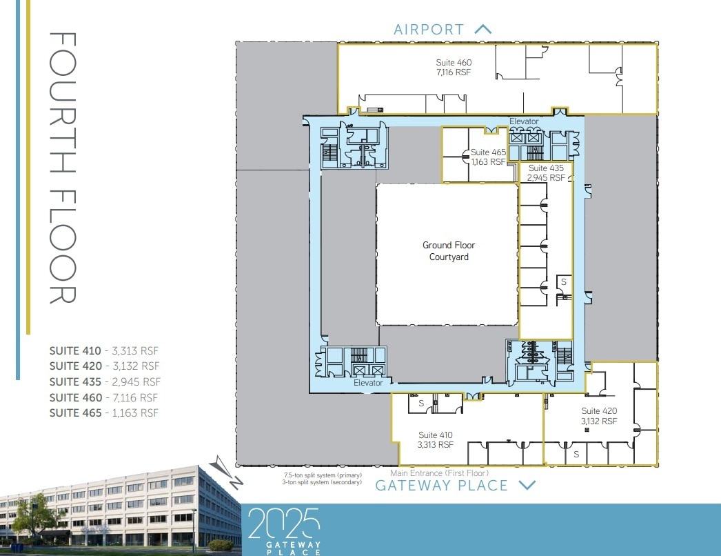 2025 Gateway Pl, San Jose, CA à louer Plan d’étage– Image 1 sur 1