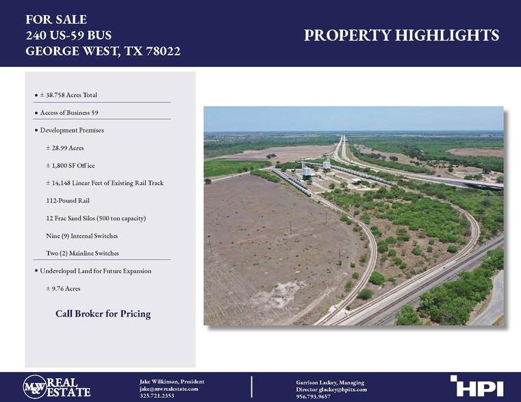 240 US-59 Bus, George West, TX à vendre - Aérien – Image 3 sur 6