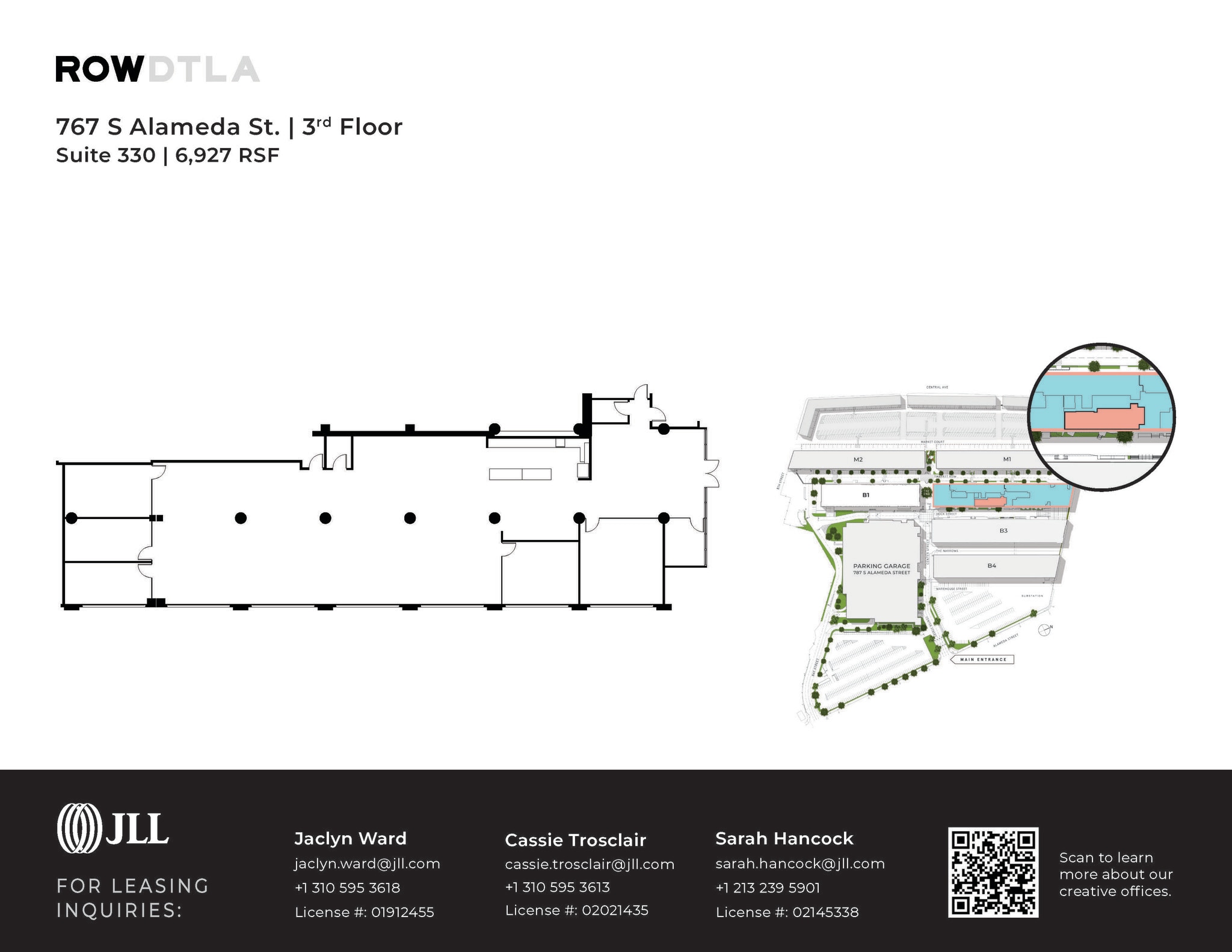 777 S Alameda St, Los Angeles, CA à louer Plan d’étage– Image 1 sur 1