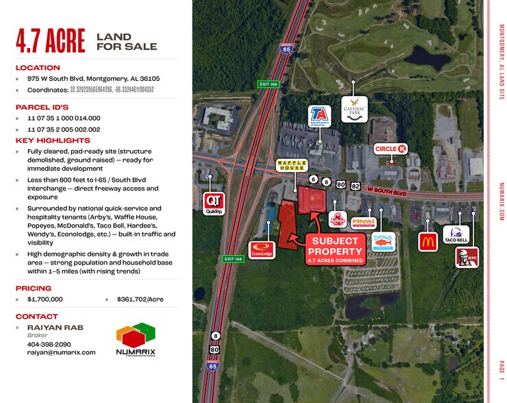 977 W South Blvd, Montgomery, AL à vendre - Photo de l’immeuble – Image 1 sur 2
