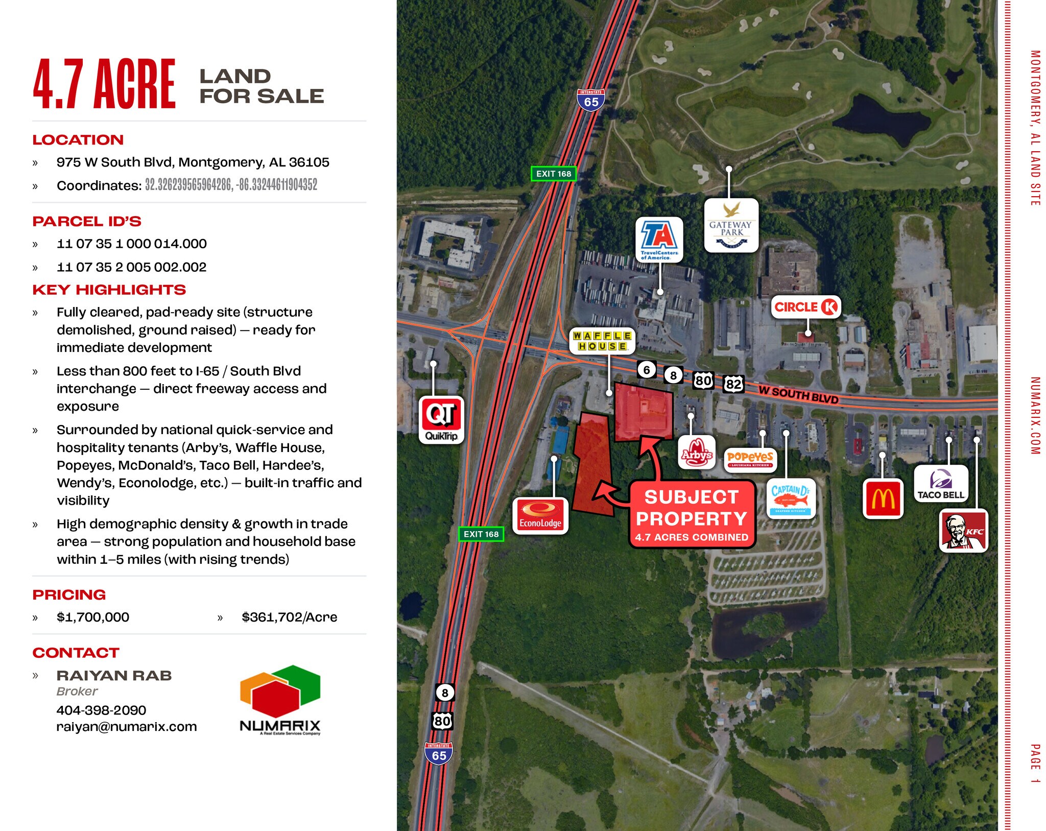 977 W South Blvd, Montgomery, AL à vendre Photo de l’immeuble– Image 1 sur 3