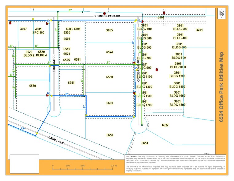 6524 Office Park Dr, Amarillo, TX à vendre - Plan cadastral – Image 2 sur 2