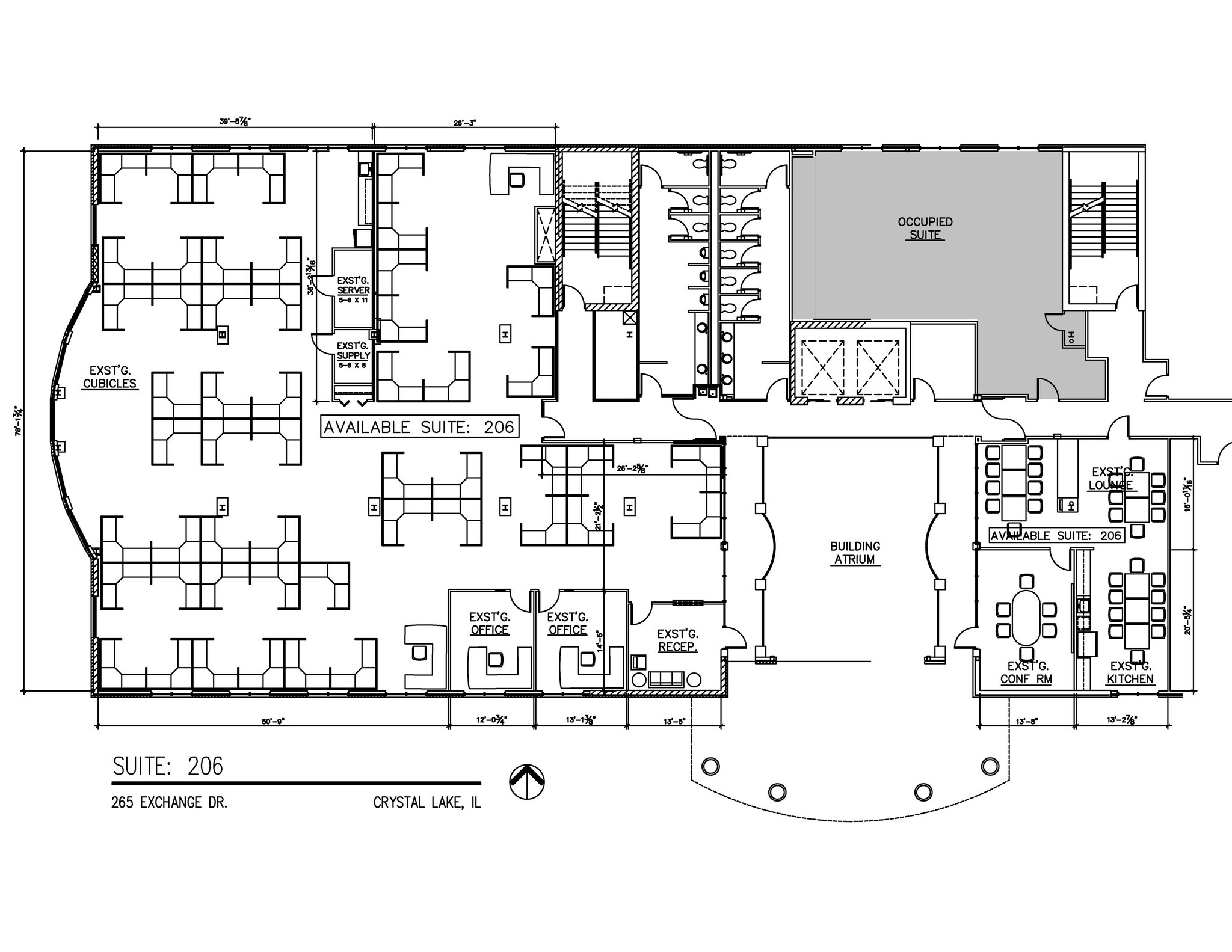 265 Exchange Dr, Crystal Lake, IL à louer Plan d’étage– Image 1 sur 2