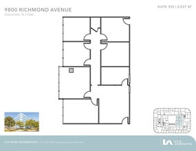 9800 Richmond Ave, Houston, TX à louer Plan d’étage– Image 1 sur 1