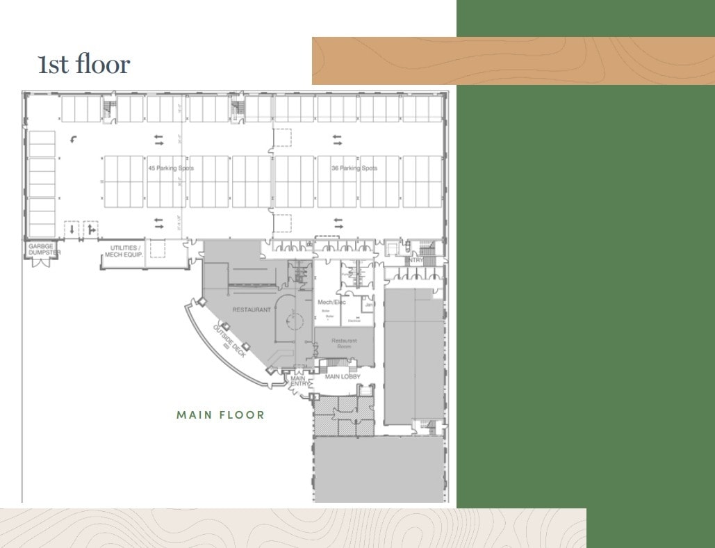 100 W Broadway Ave, Bismarck, ND à louer Plan d’étage– Image 1 sur 1
