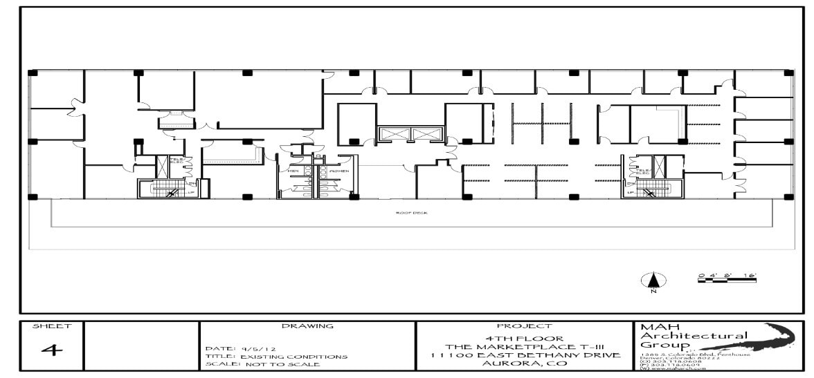 11050-11100 E Bethany Dr, Aurora, CO à vendre Plan d’étage– Image 1 sur 1