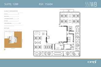 550 W Van Buren St, Chicago, IL à louer Plan d’étage– Image 1 sur 1
