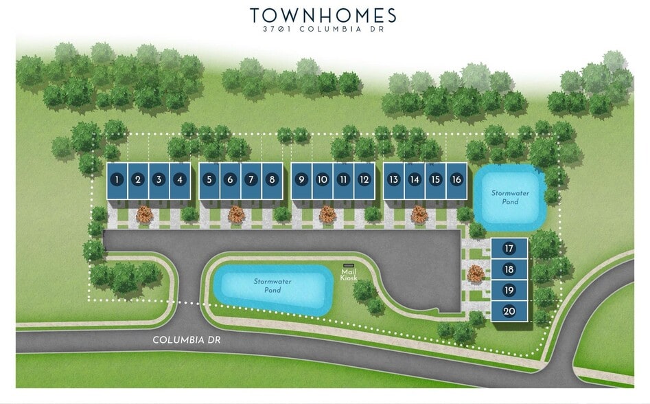 3701 Columbia Dr, Decatur, GA à vendre - Plan de site – Image 1 sur 2