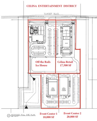Plus de détails pour 1413 E Sunset Blvd, Celina, TX - Bureau/Local commercial à louer