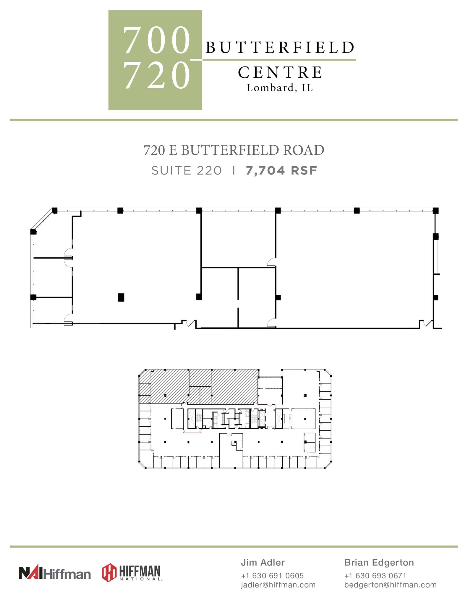 720 E Butterfield Rd, Lombard, IL à louer Plan d’étage– Image 1 sur 1