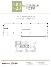 720 E Butterfield Rd, Lombard, IL à louer Plan d’étage– Image 1 sur 1