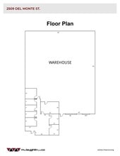 2501-2511 Del Monte St, West Sacramento, CA à louer Plan de site– Image 1 sur 2