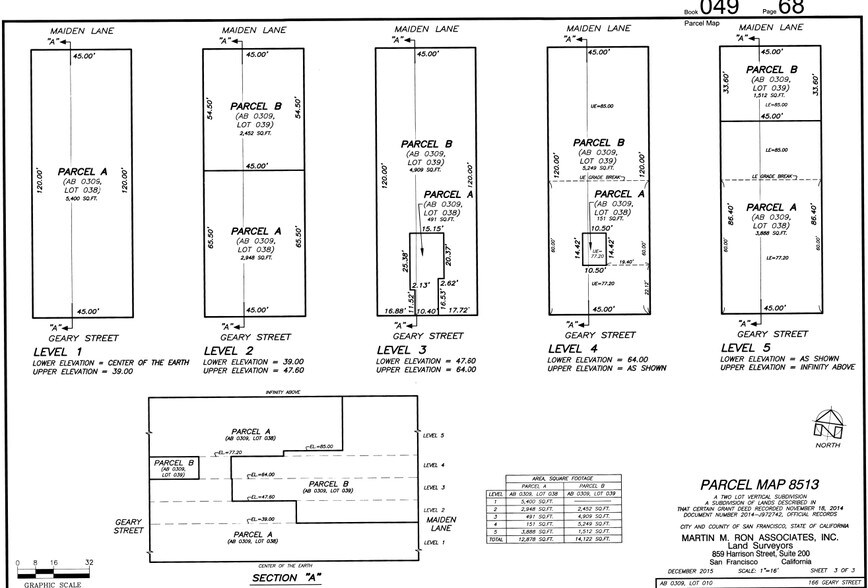 166 Geary St, San Francisco, CA à louer - Plan cadastral – Image 2 sur 54