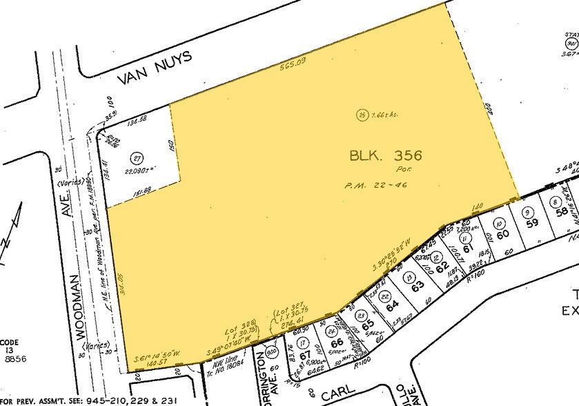 9700-9714 Woodman Ave, Arleta, CA à louer - Plan cadastral – Image 2 sur 3