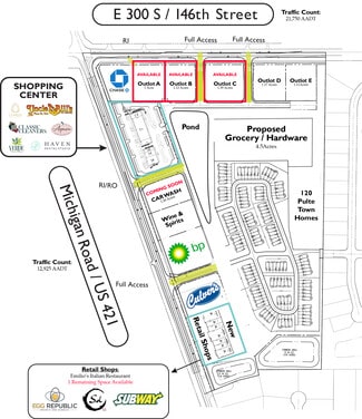 Plus de détails pour 3301 US 421, Zionsville, IN - Local commercial à louer
