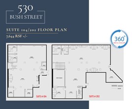 530 Bush St, San Francisco, CA à louer Plan d’étage– Image 1 sur 1