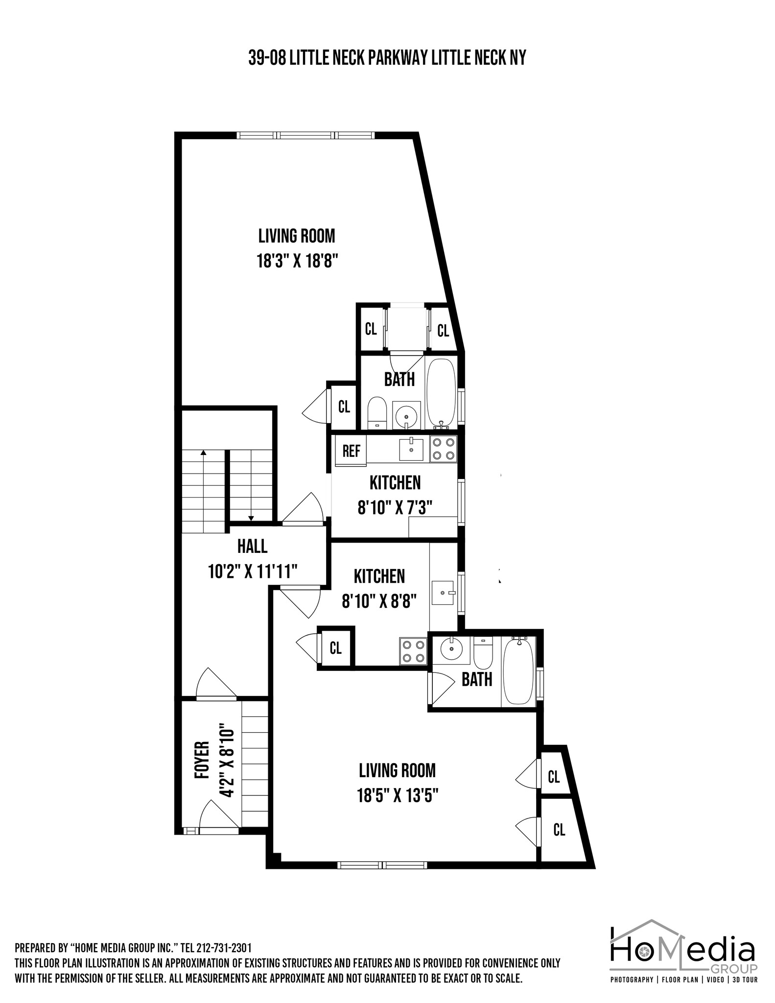 3908 Little Neck Pky, Douglaston, NY à louer Plan d’étage– Image 1 sur 1