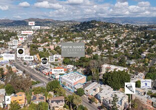 2807-2811 W Sunset Blvd, Los Angeles, CA - VUE AÉRIENNE  vue de carte