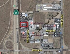 41319 12th St W, Palmdale, CA - Vue aérienne vue de carte