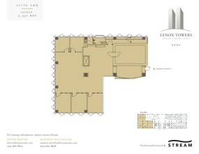 3400 Peachtree Rd NE, Atlanta, GA à louer Plan de site– Image 1 sur 1