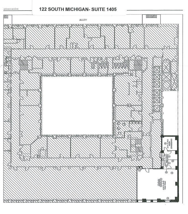 122 S Michigan Ave, Chicago, IL à louer Plan d’étage– Image 1 sur 1