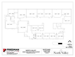 30500 Northwestern Hwy, Farmington Hills, MI à louer Plan d’étage– Image 1 sur 2