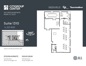 201 S Biscayne Blvd, Miami, FL à louer Plan d’étage– Image 1 sur 27