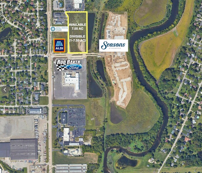 SEC RT 59 & Joseph St, Plainfield, IL à vendre - Aérien – Image 3 sur 4