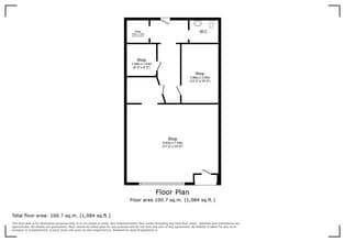 56 Christchurch Rd, Reading à louer Plan d’étage– Image 2 sur 2